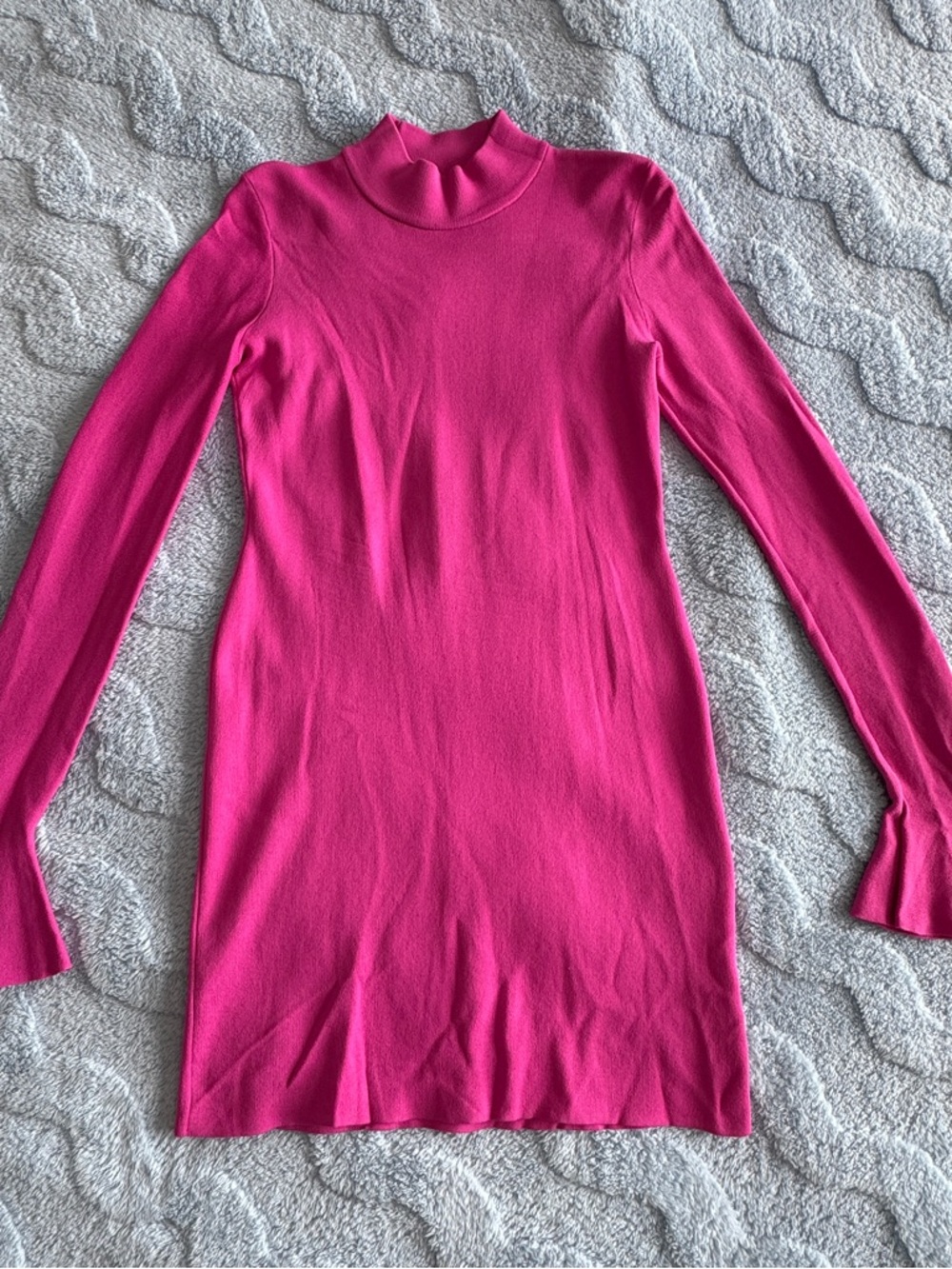 Michael Kors Pink Women’s Dress Flared Sleeve Size L Large - Picture 8 of 13